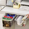 Under cabinet hanging storage containers