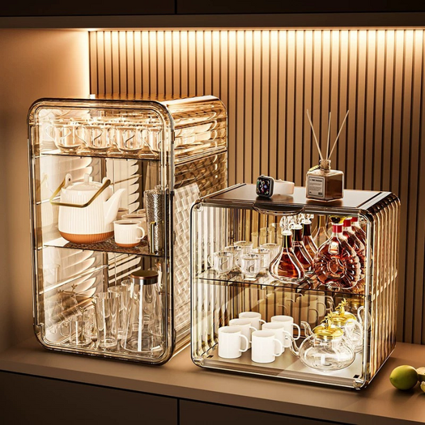 Aesthetic storage cabinet organise