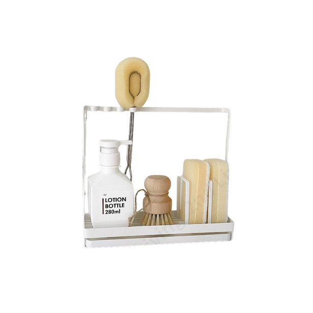 Kitchen sink organiser with removable tray