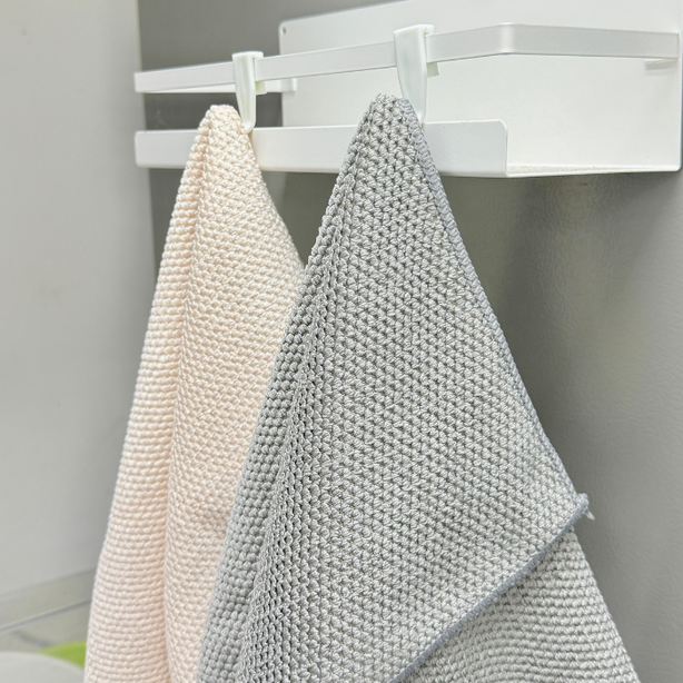 Waffle Pattern Cleaning Cloths, Microfiber Kitchen Towels (Pack of 3s)