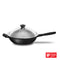 Meyer Midnight Series Nonstick Induction 32cm Stirfry with Lid and Helper Handle