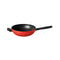 Meyer Bauhaus Series Nonstick Induction 30cm/4.2L Stirfry with Helper Handle (Roma Red)
