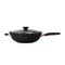 Meyer Accent Series Ultra-Durable Nonstick Induction 32cm Stirfry Pan with Glass Lid and Helper Handle