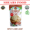 WOH Handcrafted Tempeh Chips Tempe Chips by Shears 50gms Spicy Lime Leaf (Bundle of 5 packs)