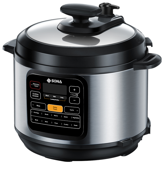 SONA 6.0L Pressure Cooker SPC 2506 (Local Delivery Only)