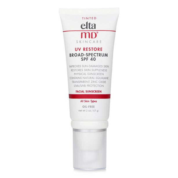 Uv Restore Physical Facial Sunscreen Spf 40 - Tinted - 48g/1.7oz