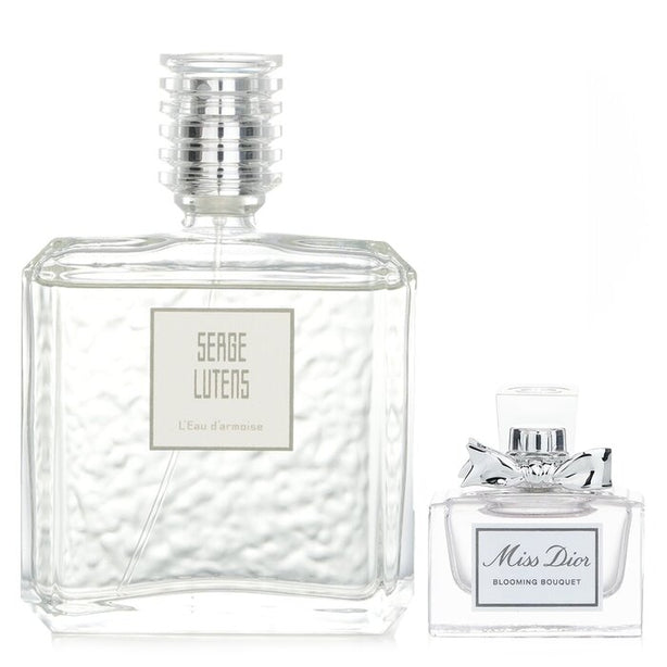 Serge Lutens Les Eaux De Politesse L'eau D'armoise Eau De Parfum Spray X Christian Dior Miss Dior Blooming Bouquet Eau De Toilette Spray - 2pcs