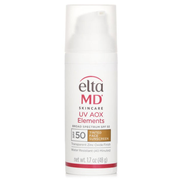 Uv Aox Elements Tinted Mineral Face Sunscreen Spf 50 - 48g/1.7oz