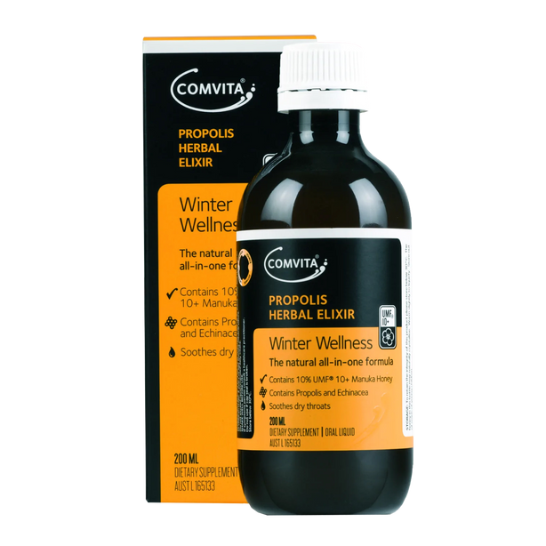 Comvita Propolis Herbal Elixir, 200 ml