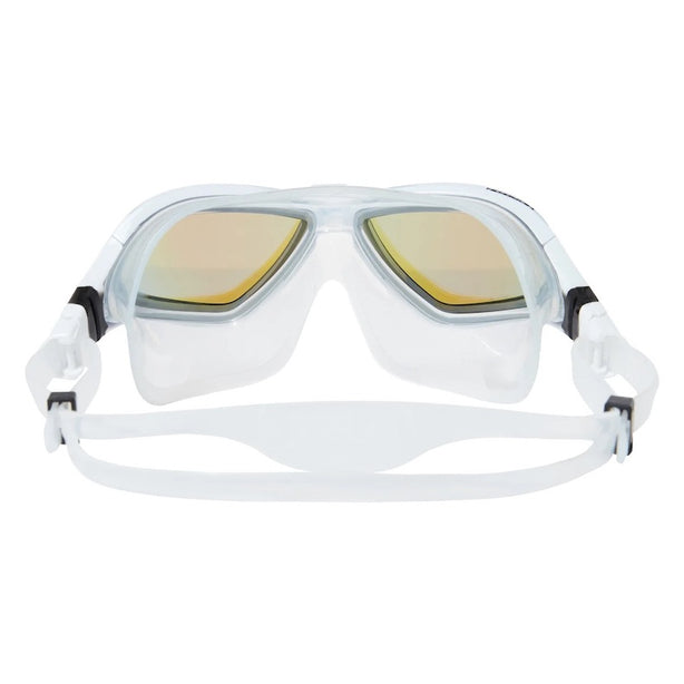 Zoggs Australia Adult Horizon Flex Titanium Lens White Swim Goggles Mask