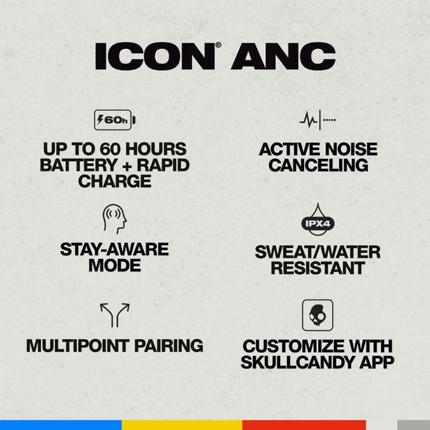 Skullcandy ICON ANC Wireless Headphones
