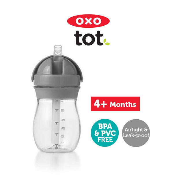 OXO Tot Grow Straw Cup 9oz - Grey