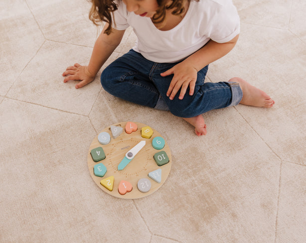 Bubble Wooden Clock