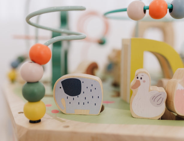 Bubble 7 in 1 Large Wooden Activity Centre