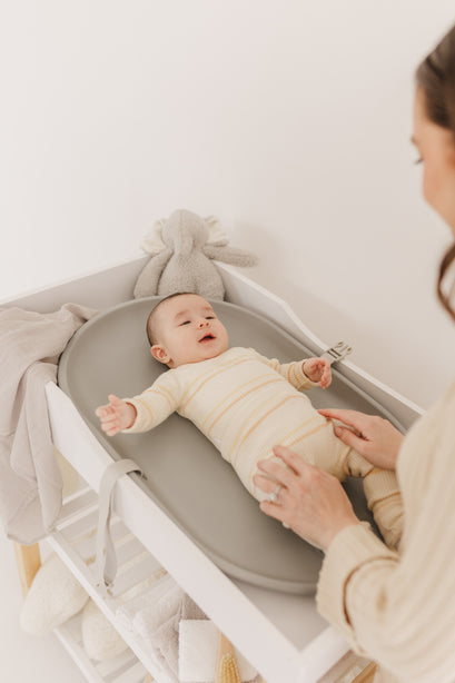 Bubble Baby Changing Mat - Grey