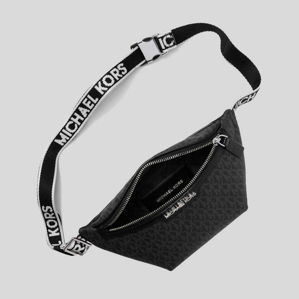 MICHAEL KORS Cooper Mini Logo Belt Bag Black RB-37T4LCOY1B