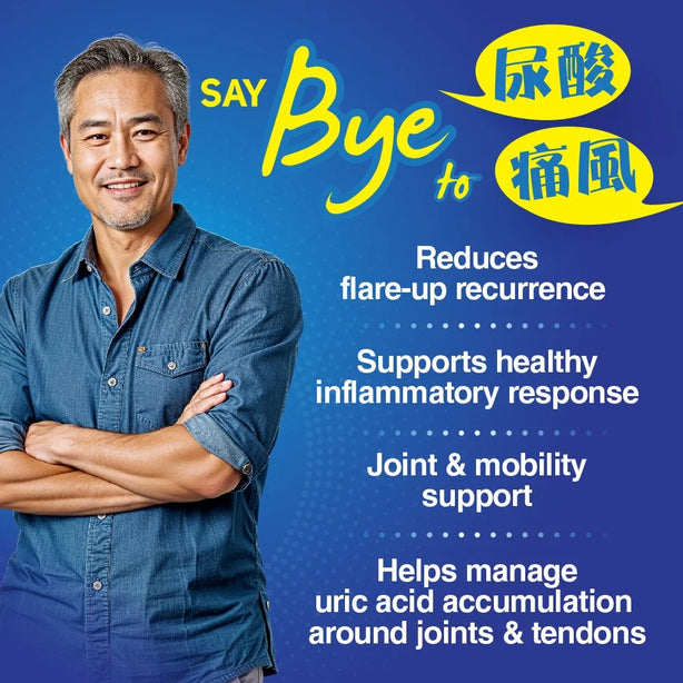 LABO URICRestore Luteolin Quercetin for Uric Acid Flare Up Gout Joint Discomfort