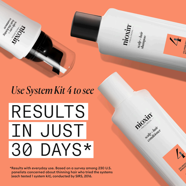System Kit 4 (150ml Shampoo+150ml Conditioner+40ml Treatment)