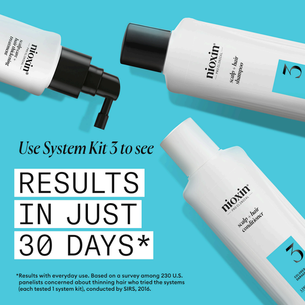 System Kit 3 (150ml Shampoo+150ml Conditioner+50ml Treatment)