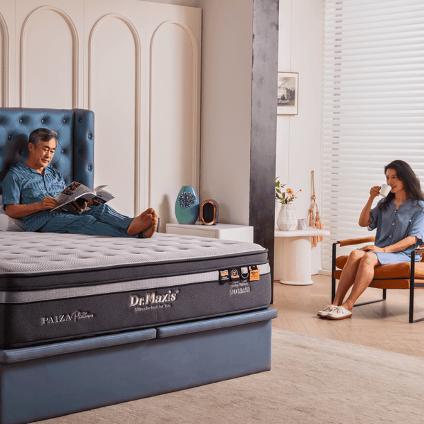 Dr.Maxis Paiza Platinum 14 Inch Pocketed Spring Mattress