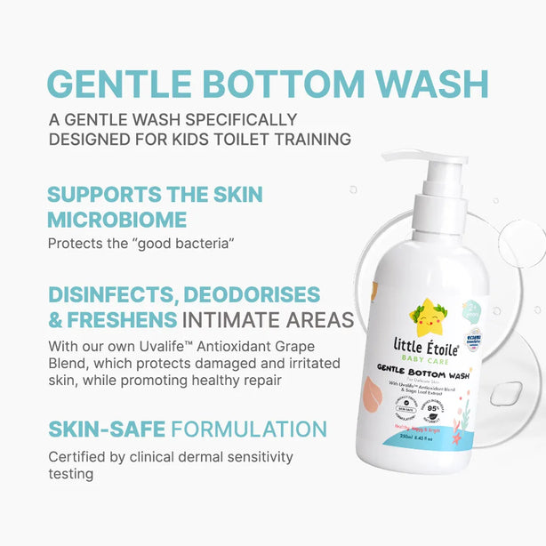 Little Etoile Gentle Bottom Wash For Delicate Skin (2+ Years)