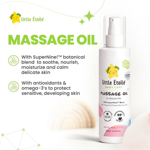Little Etoile Massage Oil For Delicate Skin (0+ Months)