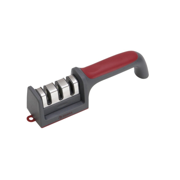 Zebra Together Handheld Knife Sharpener Red Kitchen Sharpening Tool