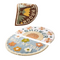 Half round soft & fluffy Door Mat, floor rug