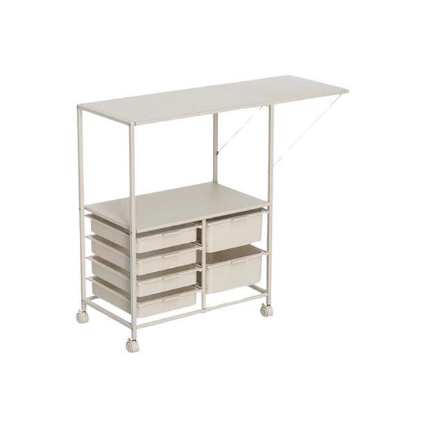 Multi functional Shelf Trolley Cart with drawers