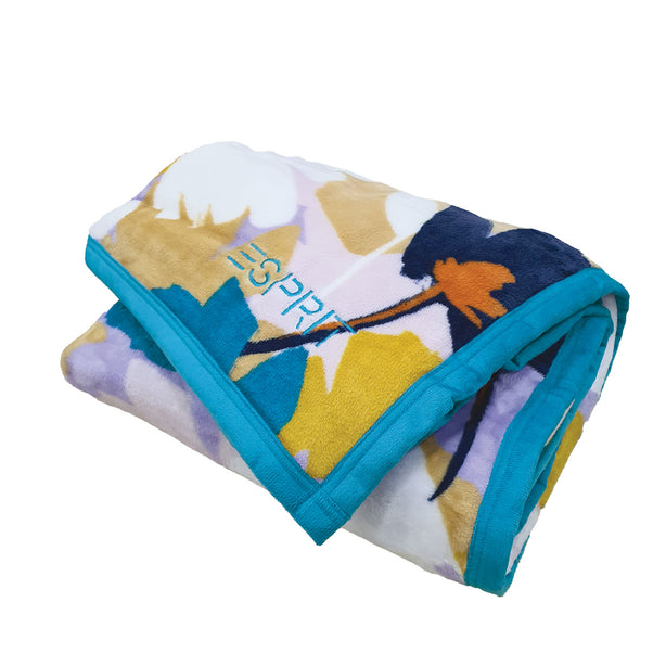 Esprit Paula Printed Flannel Fleece Blanket
