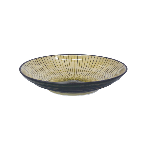 Tsuru Seasonal Japanese Tableware Collection 9.05 Inch Deep Plate, Sac104