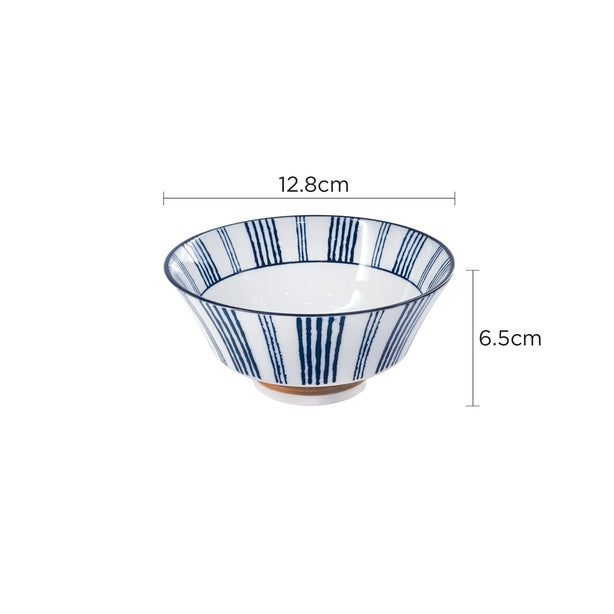 Tsuru Seasonal Japanese Tableware Collection 5.04 Inch Rice Bowl, Sac166