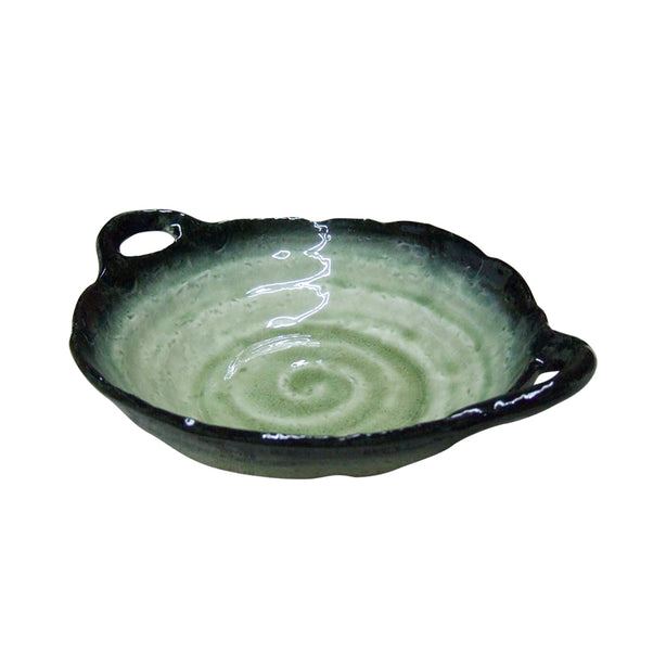 Tsuru Seasonal Japanese Tableware Collection Serving Dish With Handle, Sac314