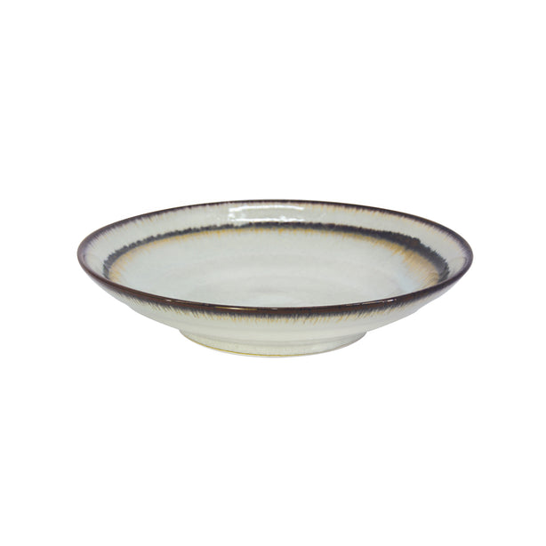 Tsuru Seasonal Japanese Tableware Collection 9.05 Inch Deep Plate, Sac152