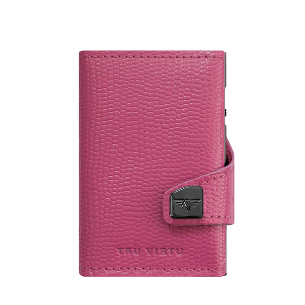 Tru Virtu Wallet Click & Slide Lizard Fuchsia