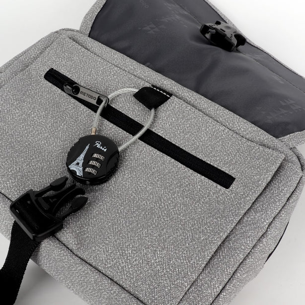 Metodo TSL-802 Cross Bag Top Handle Pure Grey