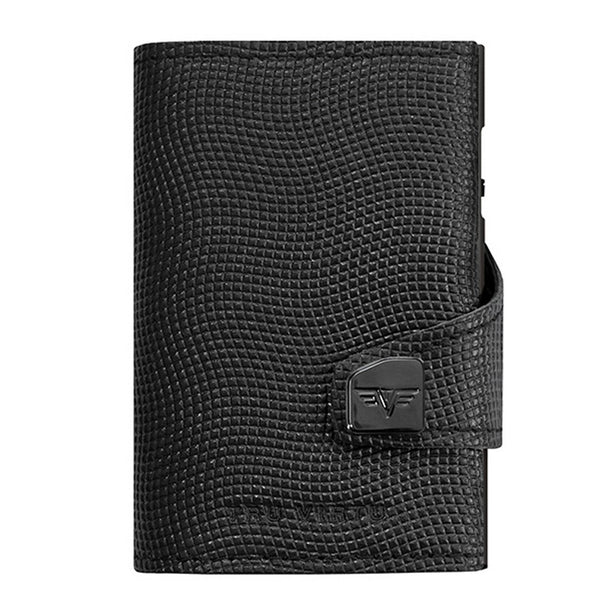 Tru Virtu Wallet Click & Slide Lizard Black