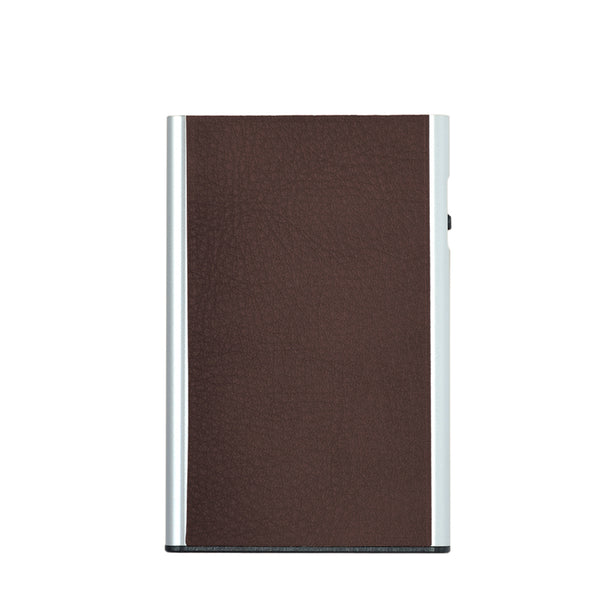Tru Virtu Card Case Click & Slide Nappa Chestnut