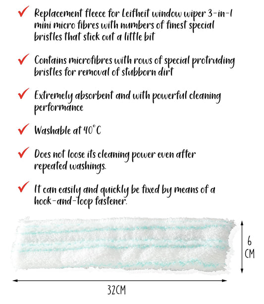 L51325 Replacement Fleece (For Window Wiper L51320 & L51120)