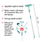 L51120 Window Wiper Set (With Rotating Joint 110cm to 190cm)