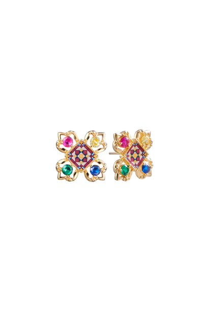 [Rare Bird Collection] Chromatic Allure Stud Earrings