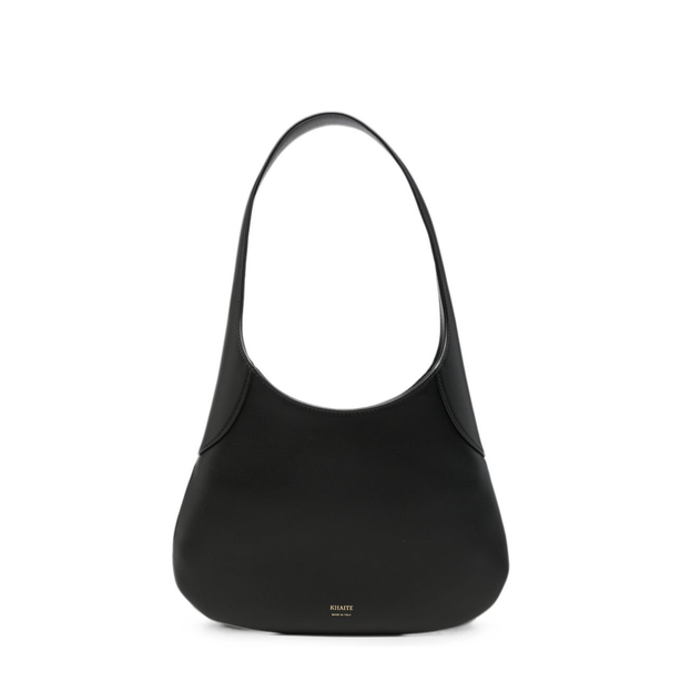 Joan Small Calfskin Hobo Bag - Black
