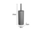 R1640.12 Rayen Toilet Brush High Support Grey
