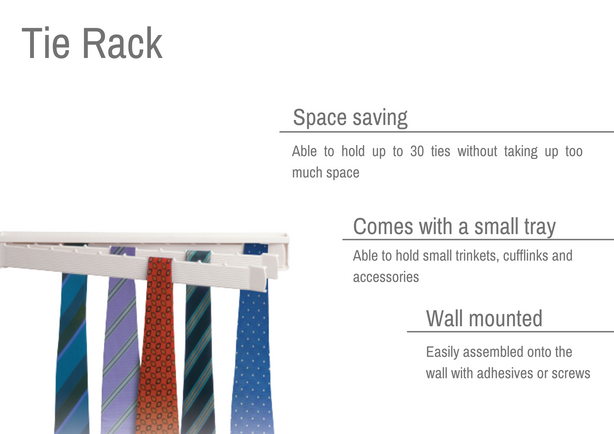 R2203.00 Rayen Tie Rack