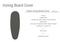 R6088.03 Rayen Premium Elastic Ironing Board Cover (Dark Grey)