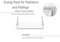 R0023.02 Rayen Wall Hanging Drying Rack 57Cm