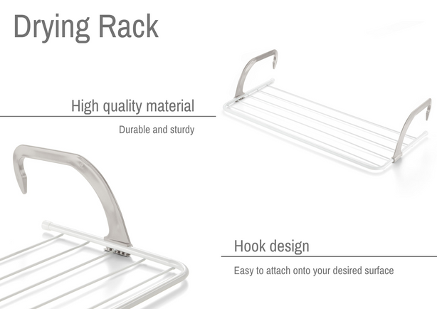 R0034.01 Rayen Wall Hanging Drying Rack 83Cm