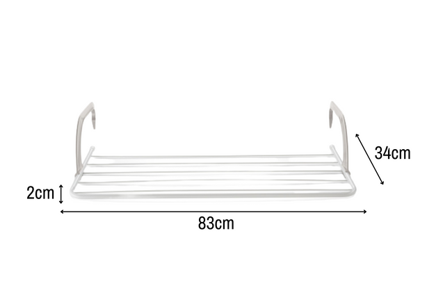 R0034.01 Rayen Wall Hanging Drying Rack 83Cm
