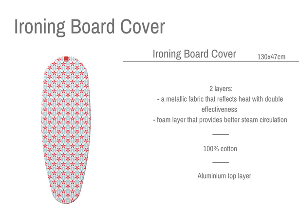 R6155.18 Rayen Ironing Board Cover Classic (Floral)