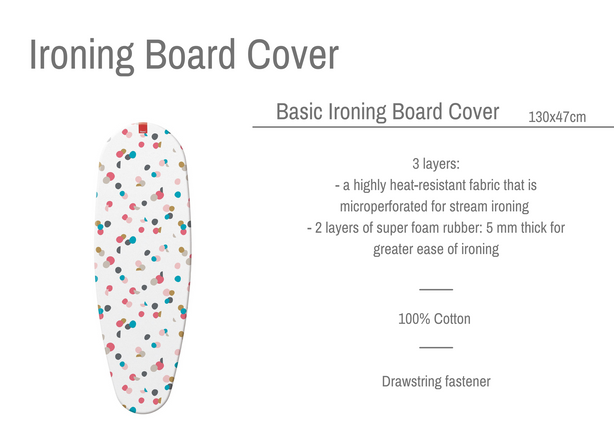 R6275.06 Rayen Iron Board Cover Basic Plus (Confetti)